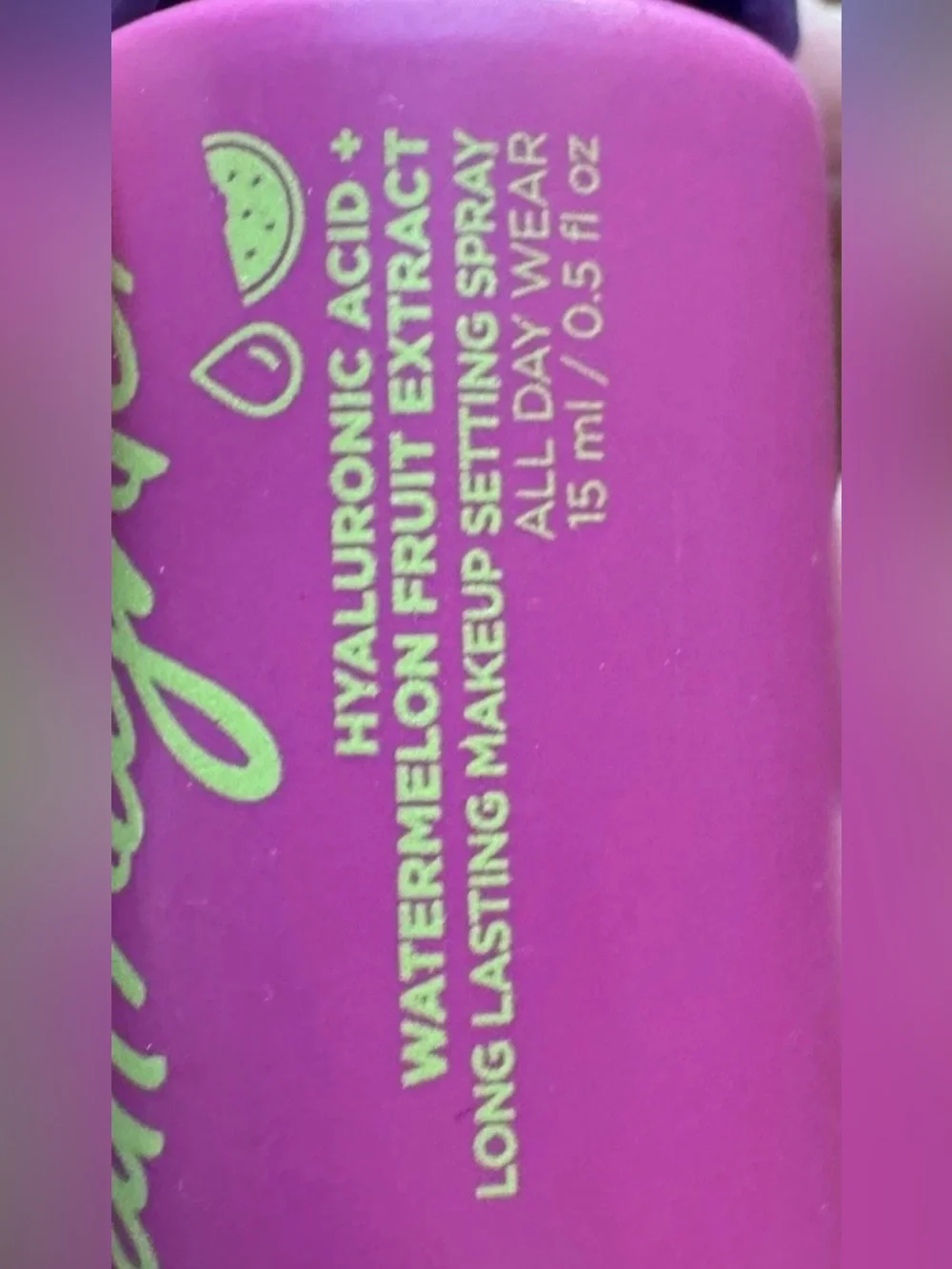Urban Decay All Nighter Hydrating Hyaluronic Acid Dewy Setting Spray-Travel Size